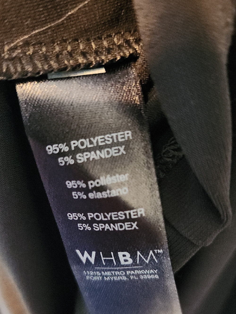 White House Black Market Black Poly/Spandex Snap Up Dress With Tie Size Medium - Picture 8 of 10